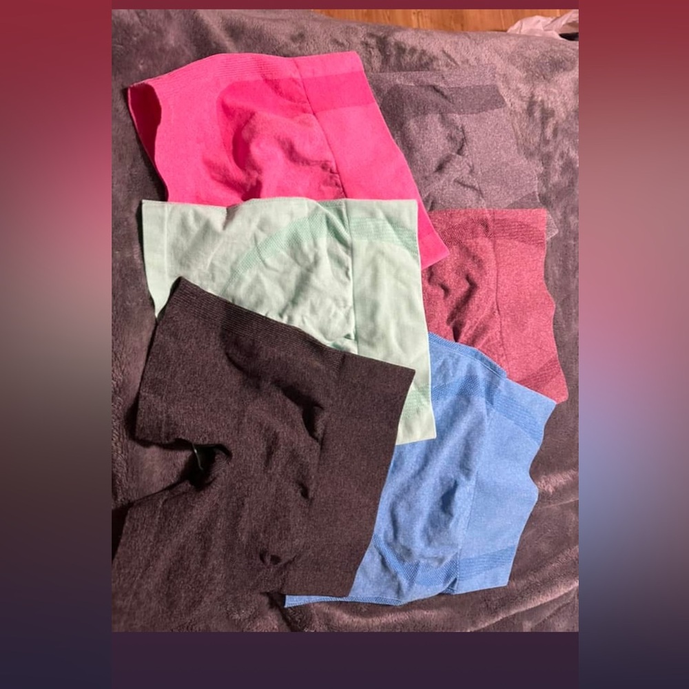 Cute multicolored spandex shorts from TikTok